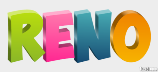 Reno Efekt tekstowy