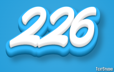 226 Efecto de Texto