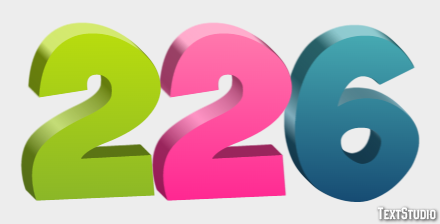 226 Efecto de texto