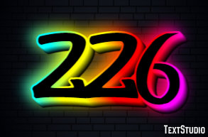 226 Efecto de Texto
