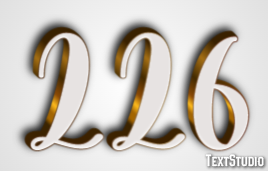 226 Efecto de Texto