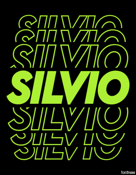Silvio Effetto testo