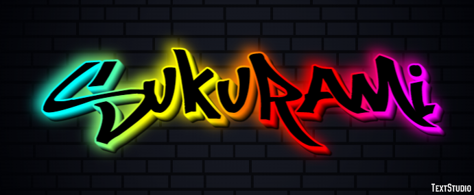 Sukurami Efecto de Texto