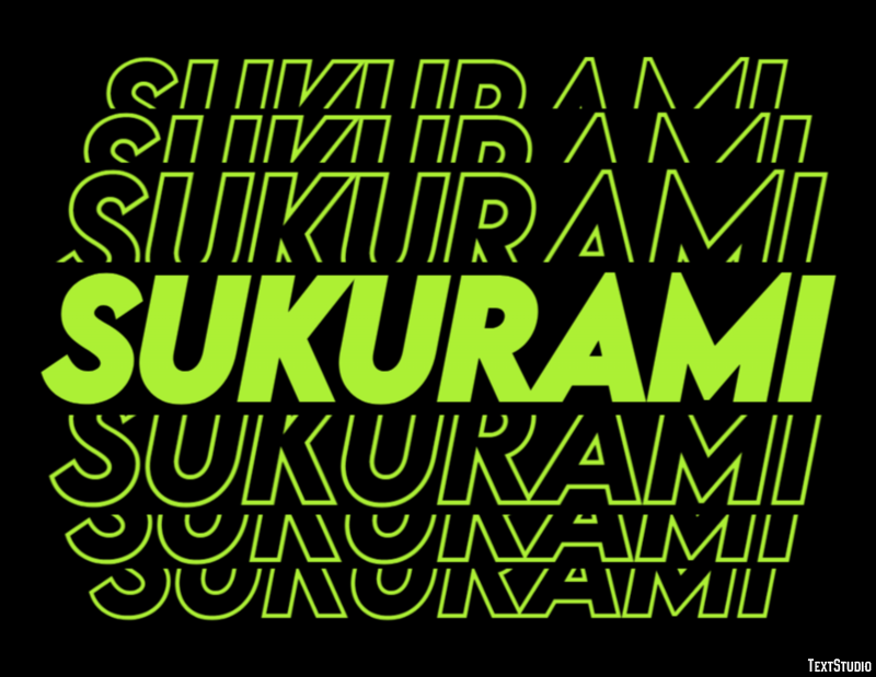 Sukurami Metin efekti