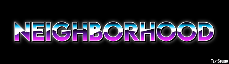 Neighborhood Text Effect
