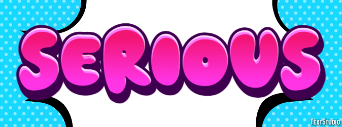 Serious Text Effect