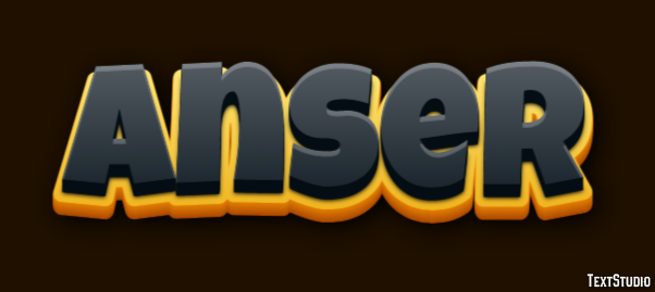 Anser Text Effect