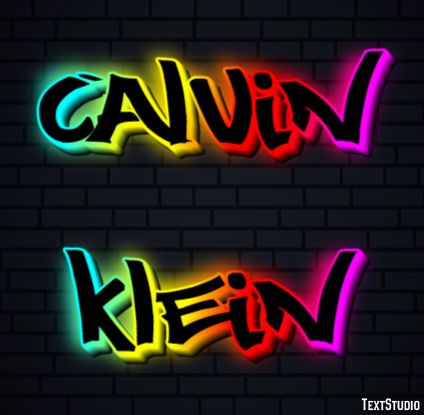 Calvin Klein Effetto testo