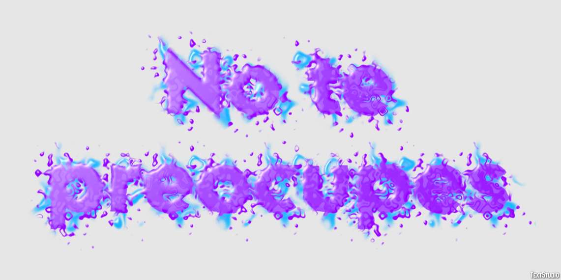 No te preocupes Efecto de Texto