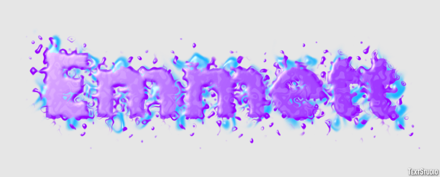 Emmett Efecto de Texto
