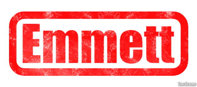 Emmett Efekt tekstowy