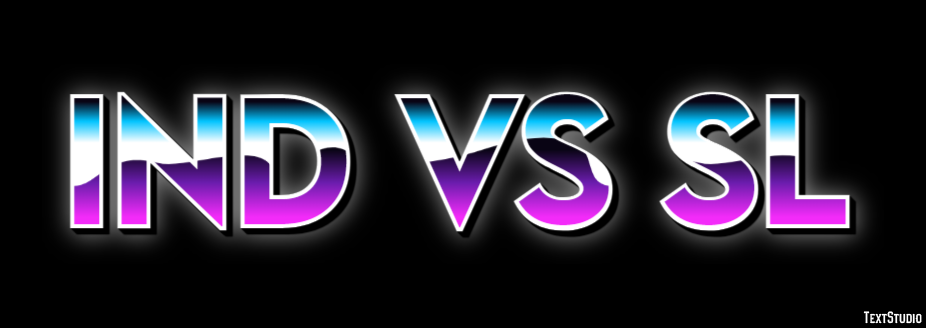 Ind Vs Sl Tekst effect