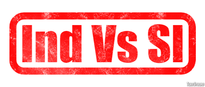 Ind Vs Sl Tekst effect