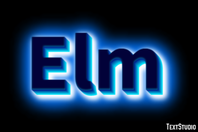 Elm Efekt tekstowy