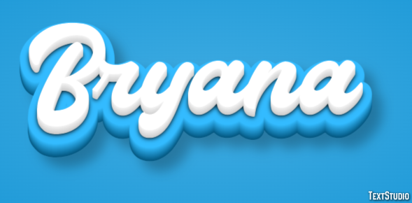 Bryana Text Effect