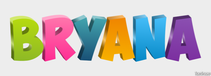 Bryana Text Effect