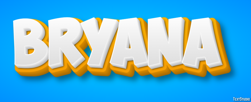 Bryana Text Effect