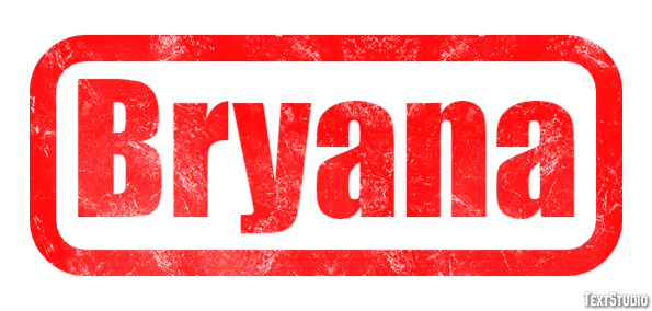 Bryana Text effect
