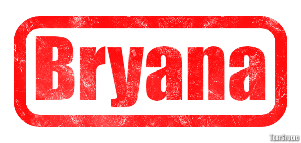 Bryana Text Effect