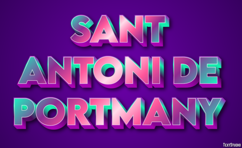 Sant Antoni de Portmany Effetto testo