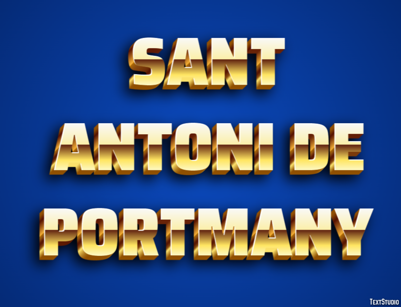 Sant Antoni de Portmany Effetto testo