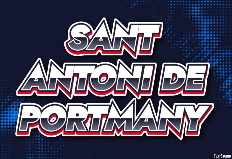 Sant Antoni de Portmany Effetto testo