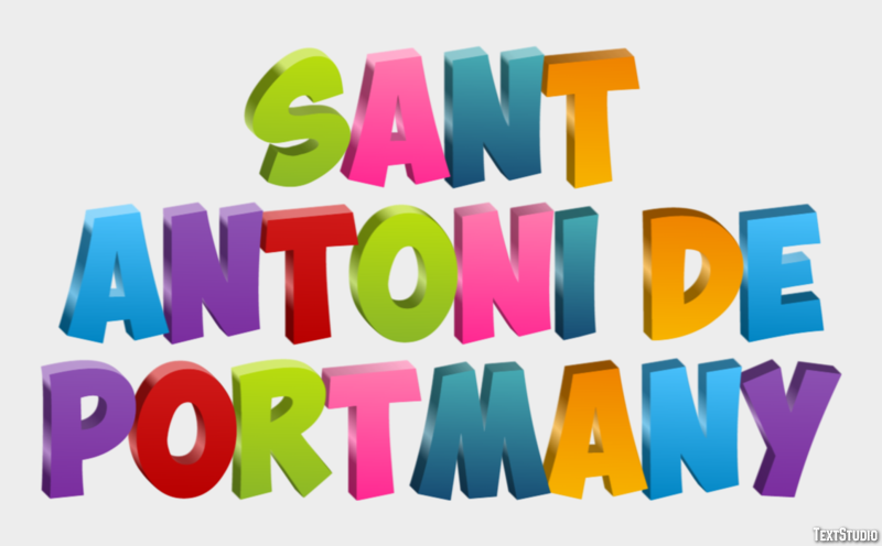 Sant Antoni de Portmany Effetto testo