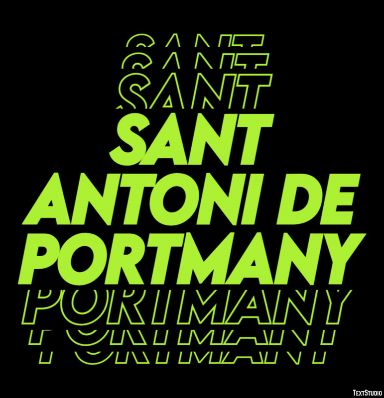 Sant Antoni de Portmany Effetto testo