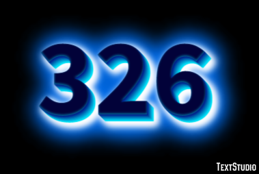326 Efecto de Texto