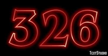 326 Efecto de Texto