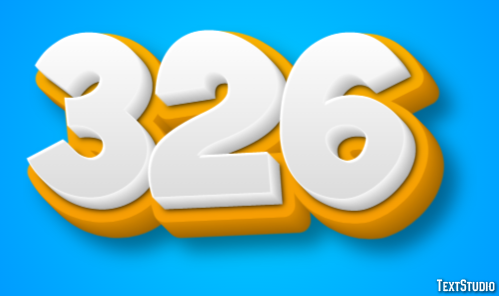 326 Efecto de Texto