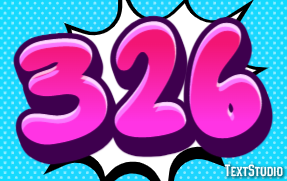 326 Efecto de Texto