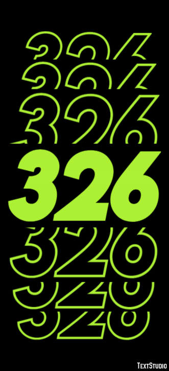 326 Tekst Effect