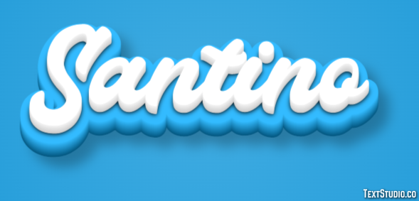Santino Effetto testo