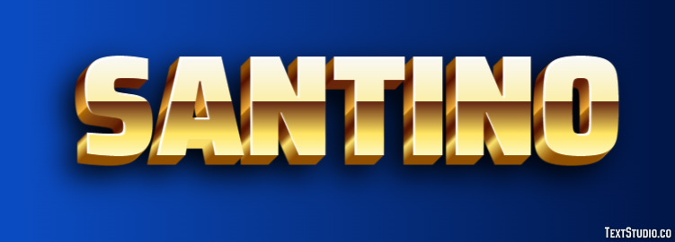 Santino Effetto testo