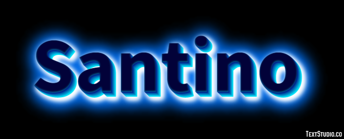 Santino Effetto testo