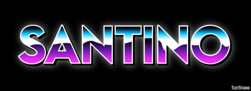 Santino Эффект текста