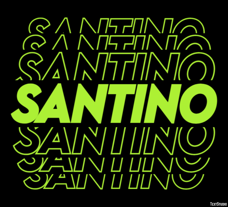 Santino Effetto testo
