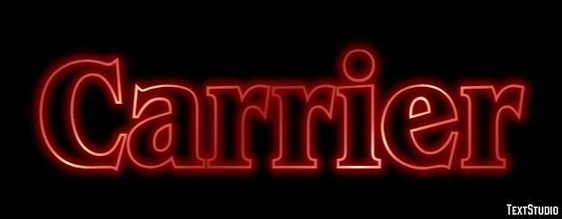 Carrier Text Effect