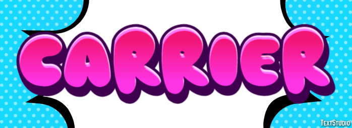 Carrier Text Effect