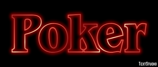 Poker Tekst effect