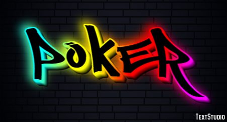 Poker Text Effect