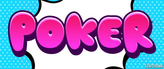 Poker Tekst Effect