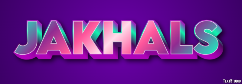 Jakhals Effetto testo