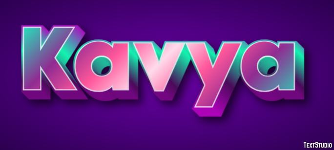 Kavya Text effect
