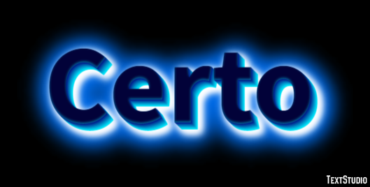 Certo Efekt tekstowy