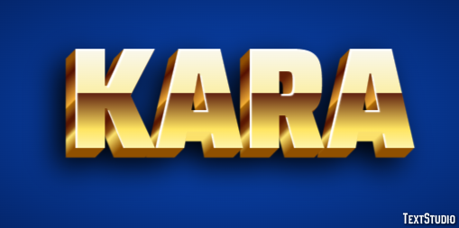 Kara Efeito de texto