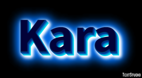 Kara Эффект текста