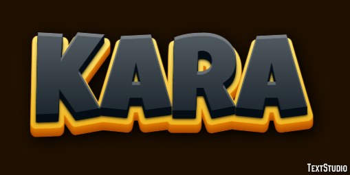 Kara Efeito de texto