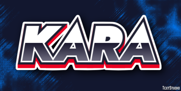 Kara Texteffekt